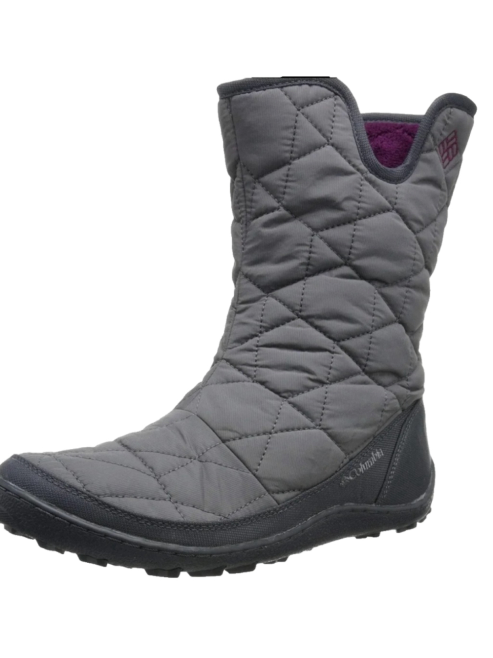COLUMBIA Minx Slip II Women's Omni-Heat Insulated Waterproof Boot Grey Sz US 6.5